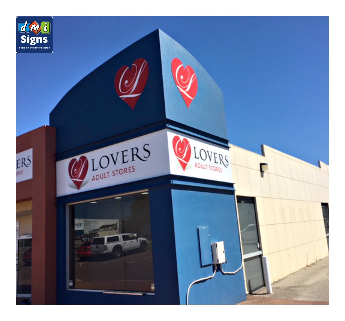 dmisigns's tweet photo. A photo of some Panel Signs we did in March of 2016 for Lovers Adult Stores! https://t.co/Vow7q4l4CL