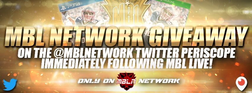 NickMizesko's tweet photo. GIVEWAY TOMORROW! We'll be handing out a MBL Network XL T-Shirt during tomorrow's game (8pm est). Look for this graphic to win! #MBLlive https://t.co/1jE8DYw67f