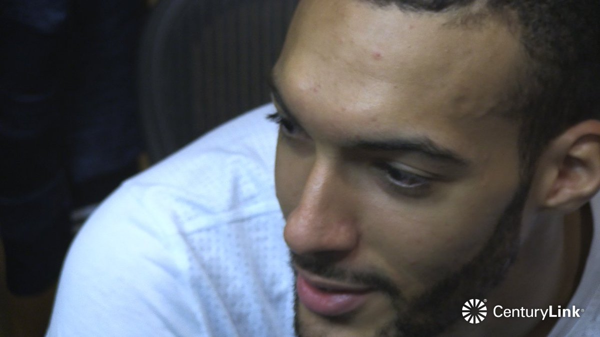 Rudy Gobert Postgame Interview  Watch 📽️: on.nba.com/2mguksJ  #takenote #NOPatUTA https://t.co/B5Giei9ZV5