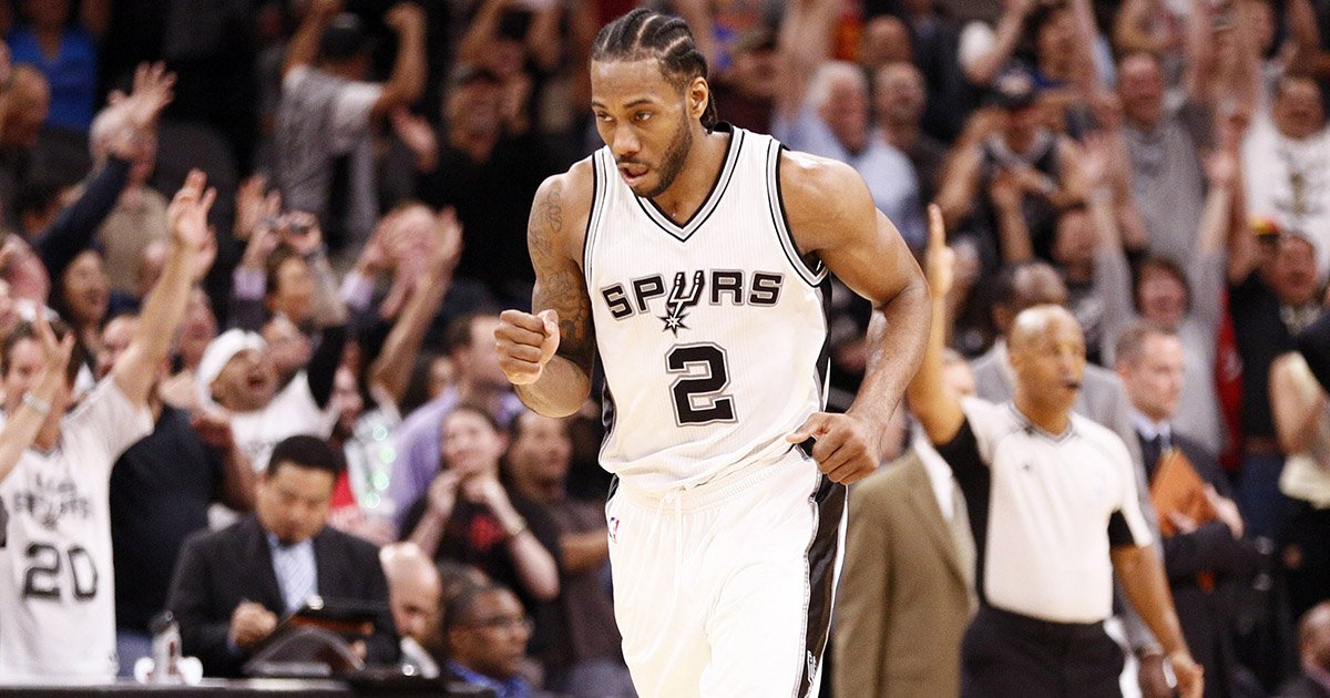 theScore's tweet photo. Kawhi Leonard was picked for a 'random' drug test following his 39-point heroics. https://t.co/zPPRNJ8oHe https://t.co/kCHpEWRsol