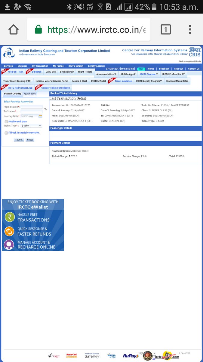 Govindbhatiya's tweet photo. @MobiKwikSWAT Paise refund karo https://t.co/ku0DjU37wd