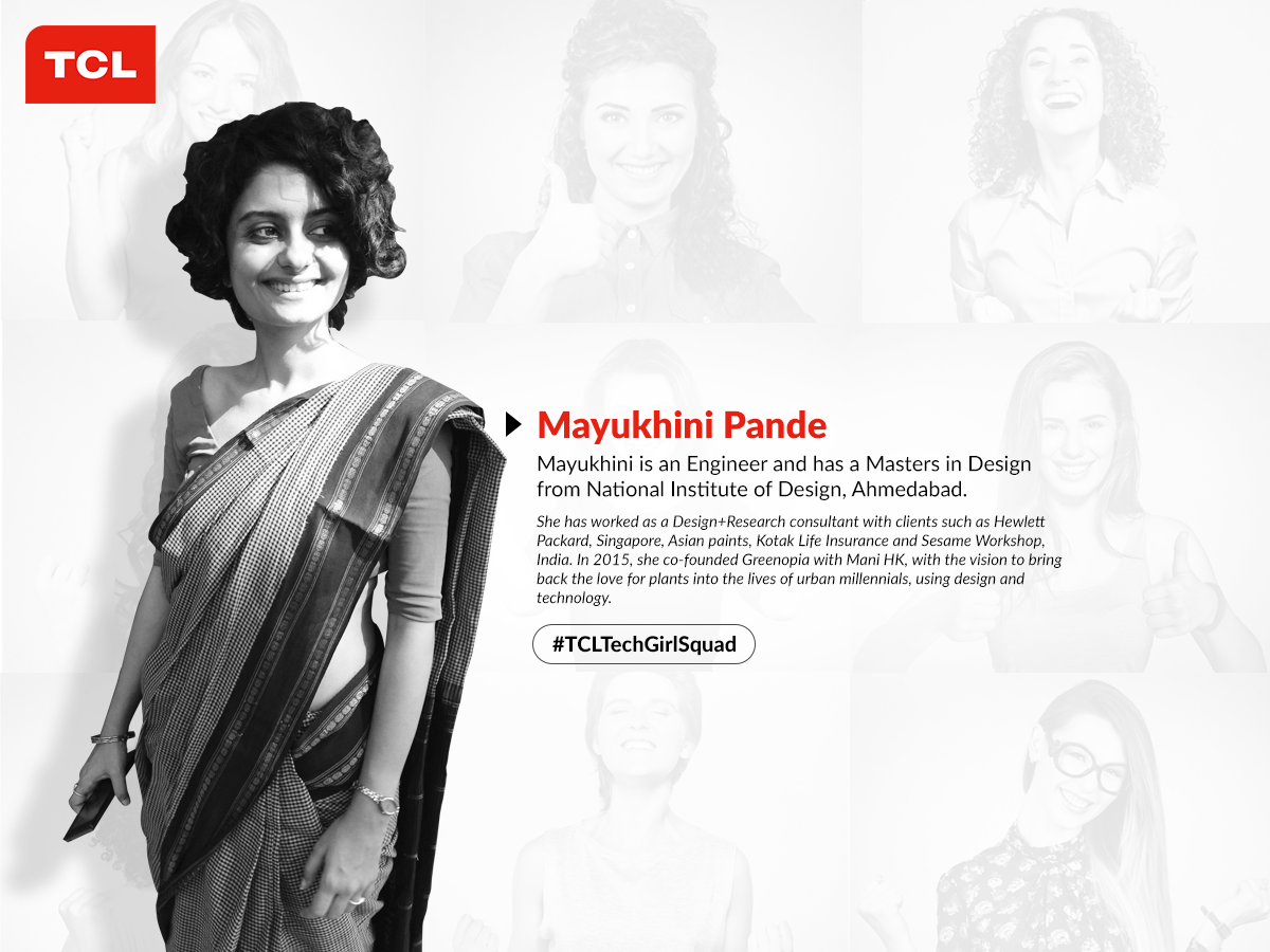 Tech turns green! <a href="/mayukhini/">Mayukhini Pande</a> is humanizing technology through her startup. We roll out a green carpet for you to the #TCLTechGirlSquad!