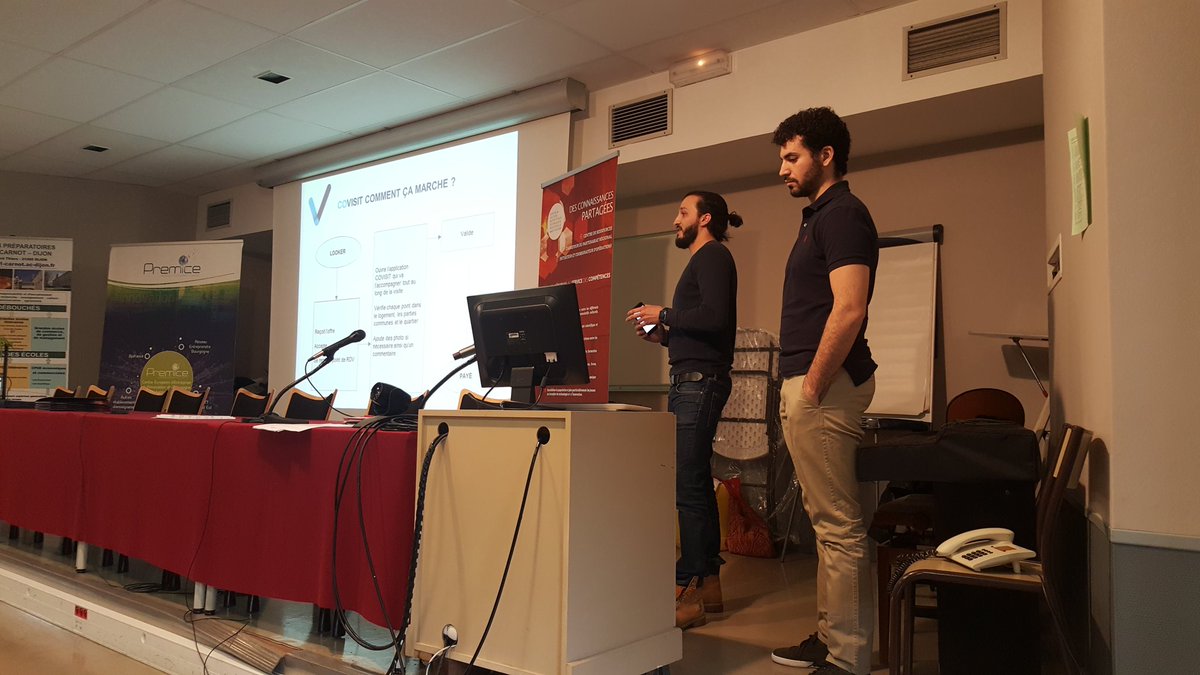 Présentation de <a href="/CovisitApp/">COVISIT</a> au <a href="/ScienceFactor/">Science Factor</a> de #Dijon ! #startup