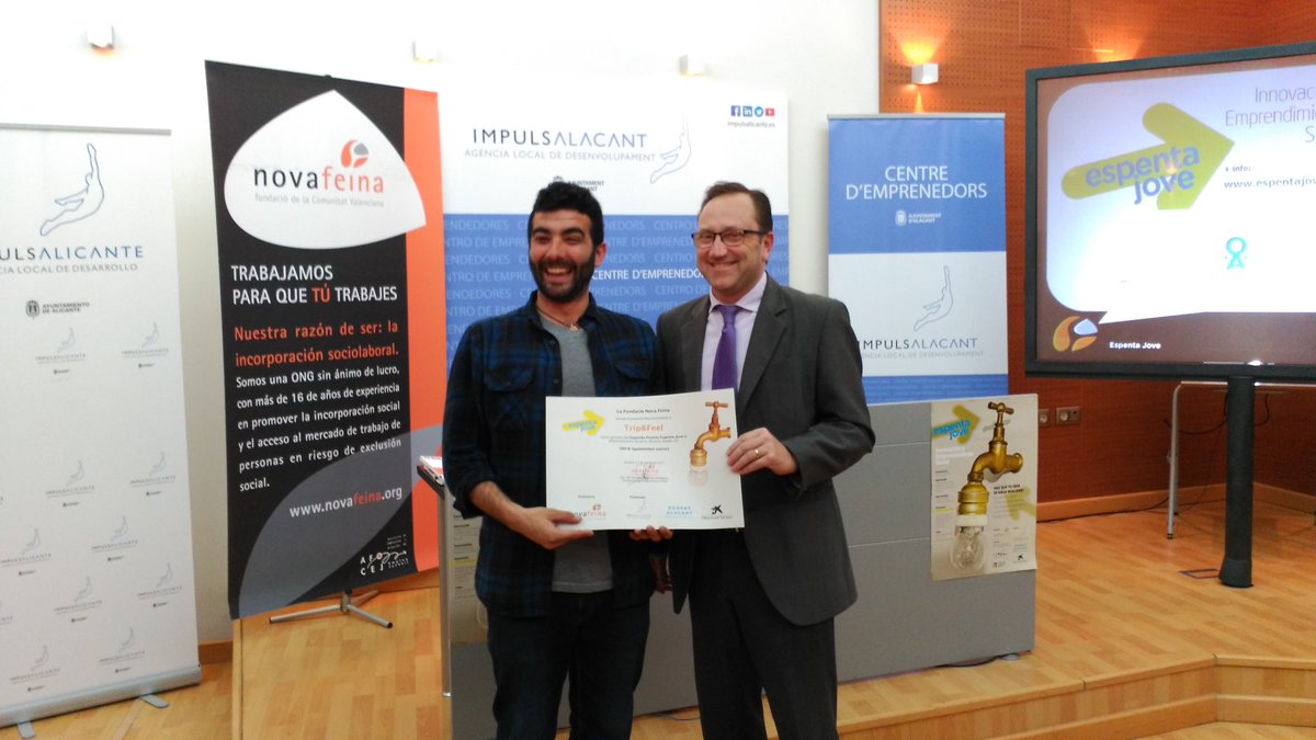 c_Emprende_Alc's tweet photo. El segundo premio del concurso EspentaGo es para @TripandFeel, un proyecto de turismo sostenible relacionado con el sector pesquero. https://t.co/sHM9T2QaR2