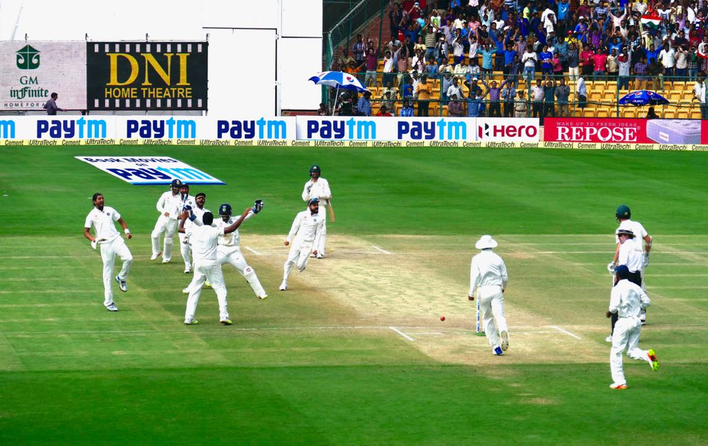 anilkumble1074's tweet photo. Winning moments of a stellar comeback! Let’s keep the momentum going in the coming games. #IndvAus @BCCI https://t.co/yEEDUclAX7