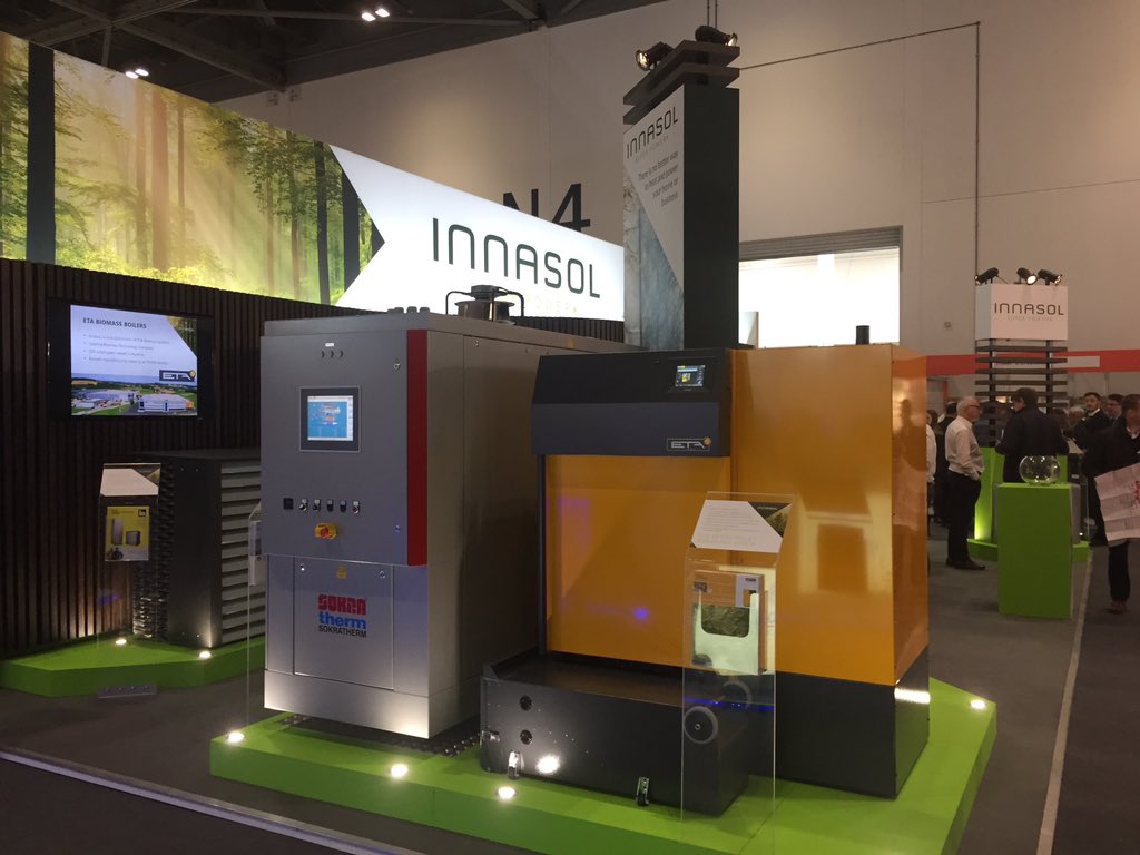 Innasol's tweet photo. We are in full swing here at @Ecobuild_Now - come and see us for a coffee on A191 to discover #gasCHP #biomass #gshp #ashp #energystorage https://t.co/StlujWxoss
