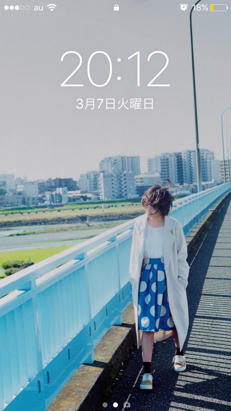 れもねぇど ロック画面と壁紙晒して5人指名するリレー まどかありがと T Co 5dh4dbidee Twitter