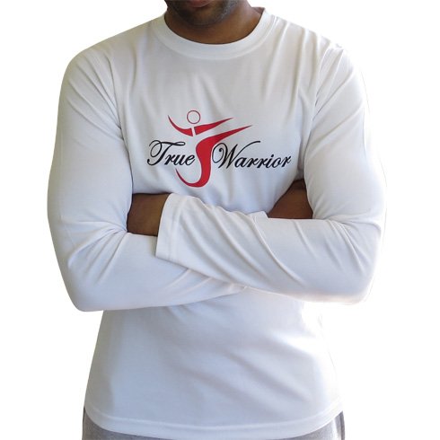 Our #TrueWarrior long sleeve tee will help you continue your #workout on the colder days
