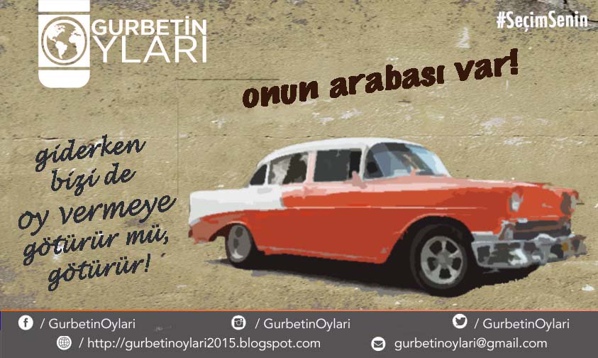 En az 5 arkadaşını sandığa teşvik et, hatta kendin giderken yanında götür. 9 Nisana dek, gümrüklerde 16 Nisan'a kadar vakit var
#SeçimSenin