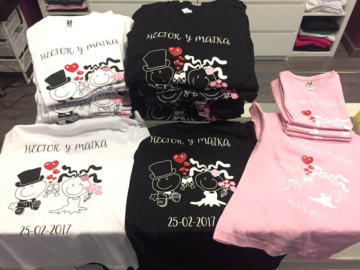 camisetas personalizadas para bodas