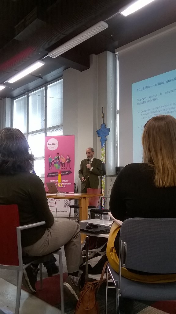 Today we learn about #innovationtools of #spain  #InnoBridgeEU peer-rewiew @pirkanmaan_liit