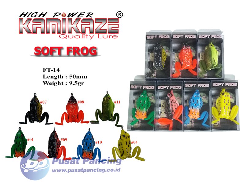 pusatpancingid's tweet photo. Soft Frog FT-14 #Umpan #SoftFrog #Kamikaze #Lure #TokoOnline #TokoPancing #PusatPancing #EveryoneTalksAboutIndiHome https://t.co/DxawrJFdgQ https://t.co/0slmO2Fi7z