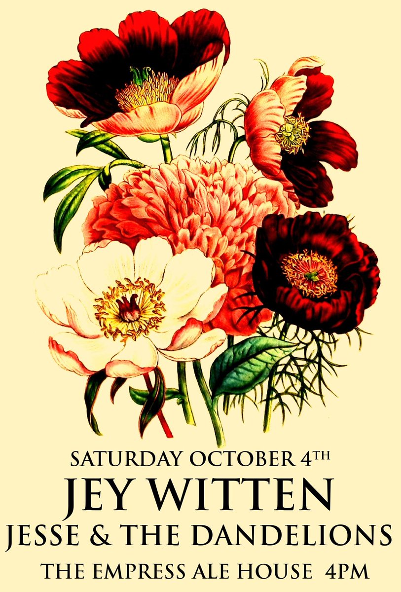 jessedandelion's tweet photo. Poster Tuesday! Throwback to when we played The Empress in Edmonton with Jey Witten! Oct 4 - 2014 #postertuesday https://t.co/BBAaQ4S3Jw