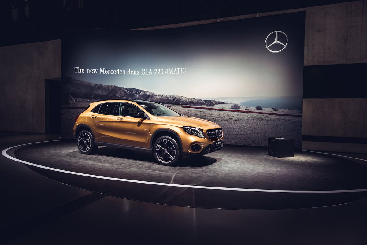 mpc9ja's tweet photo. Sportily dynamic design and an extensive individualisation range - the Mercedes Benz GLA.
[Consumption 7.4–3.9 l/100 km| CO2 172-103 g/km] https://t.co/X10Yr4rtxc