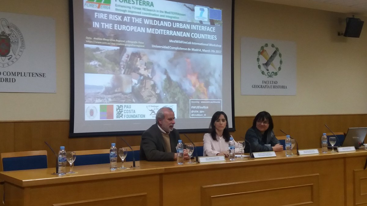Fuego_lab's tweet photo. Comienza jornada #WUI #IIFF en el contexto de #MedWildfireLab #FORESTERRA con Francisco Rego (ISA Lisboa) y @CrisMont_M con HT #WUIFireRisk https://t.co/slgSGRMsOh