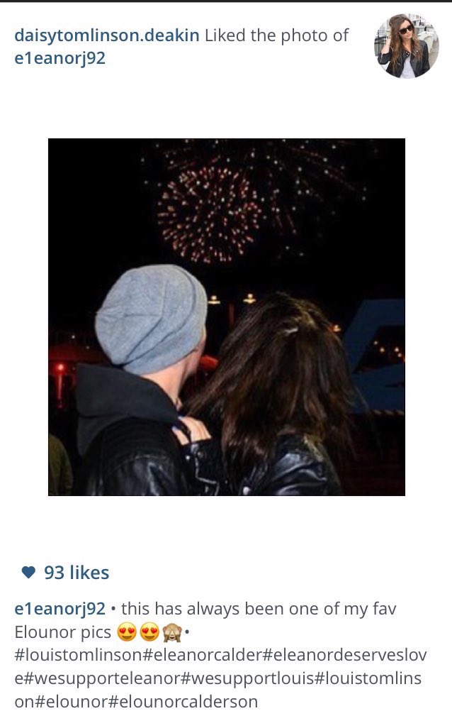 EleanorDiamonds's tweet photo. Daisy liked this picture ❤ https://t.co/mmh3ZPYM4E