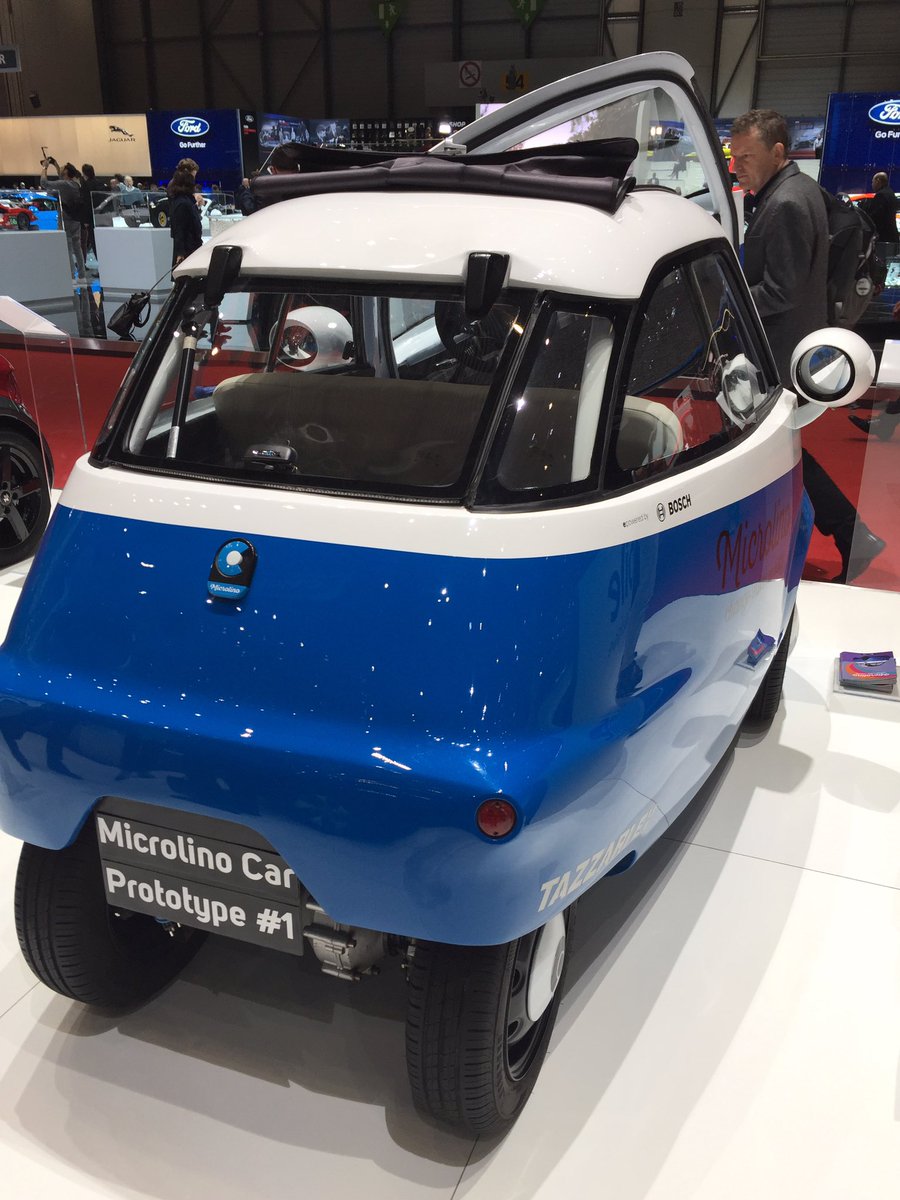GQ_France's tweet photo. Neo Isetta modernisée et électrique par la marque de trottinette suisse Micro @MicrolinoWorld env 12000€ #genevamotorshow https://t.co/nA6bAChDn6