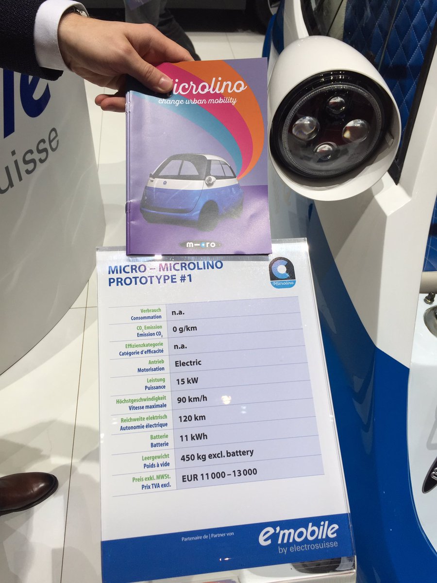 GQ_France's tweet photo. Neo Isetta modernisée et électrique par la marque de trottinette suisse Micro @MicrolinoWorld env 12000€ #genevamotorshow https://t.co/nA6bAChDn6