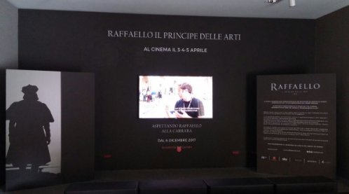 A <a href="/La_Carrara/">Accademia Carrara Bergamo</a> allestimento e video dedicati a @Raffaello3D 3-4-5 aprile al cinema, in attesa della mostra su Raffaello il prossimo dicembre!