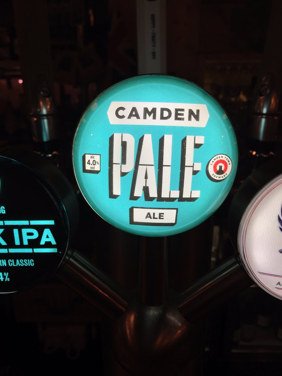 Alepundits's tweet photo. @CamdenBrewery .... this went down a treat! @CAMRAKL @lonbrew @LdnBestBeer @AleAboutLondon @real_ale_review https://t.co/ENPquuoNH0
