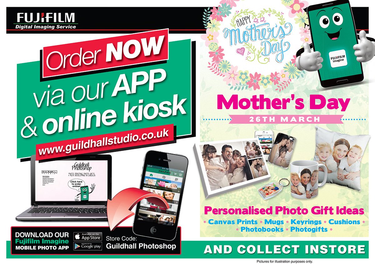 Use our online shop to order your prints and personalised gifts for #MothersDay, then collect in store #Lincsconnect fujifilmimagine.co.uk/imagine/app.ph…