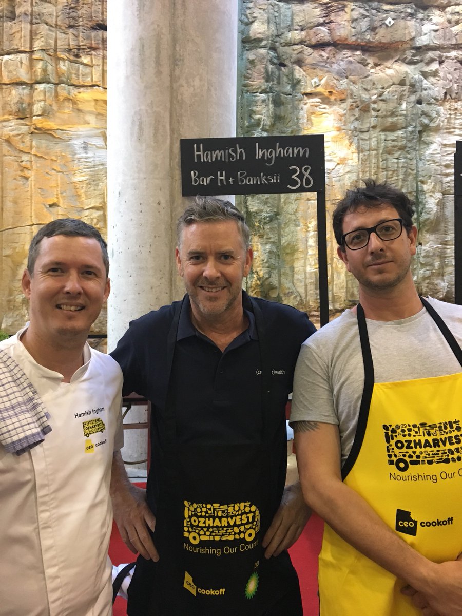 Thank you to Hamish from @Barhsurryhills for the pointers at the <a href="/OzHarvest/">OzHarvest</a> #CEOCookOff