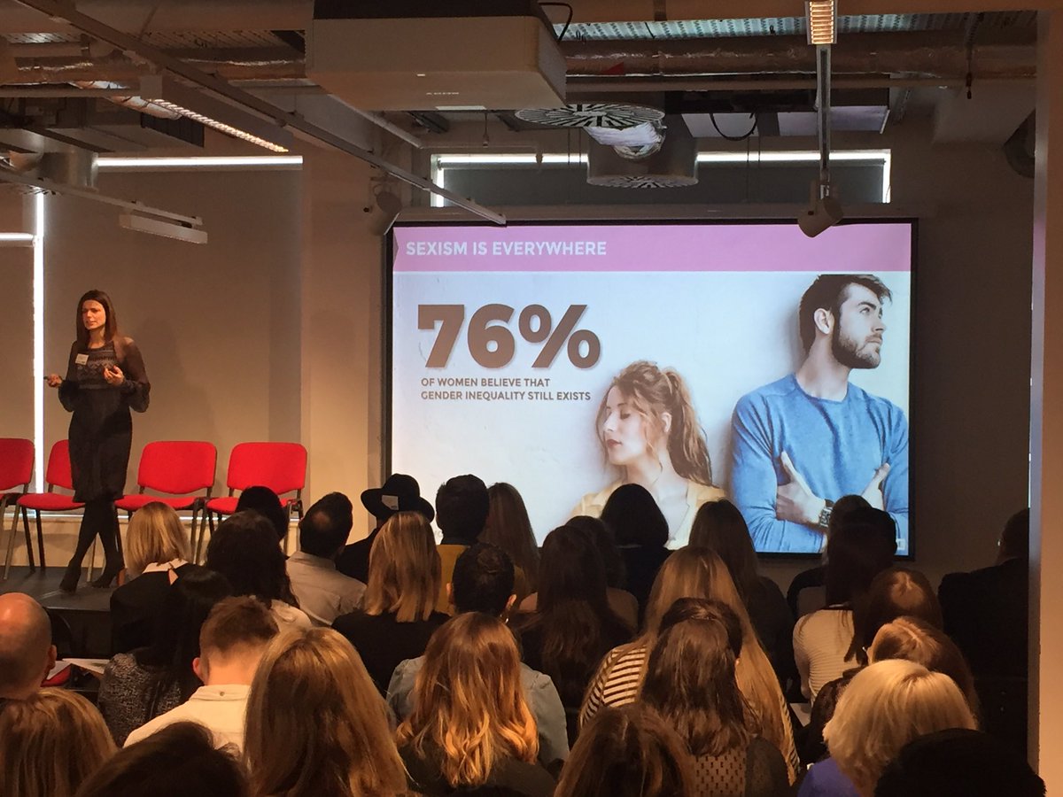 76% of women believe gender inequality still exists #c21woman #sexism @EngineLondon <a href="/AndrewsAldridge/">Andrews Aldridge</a>