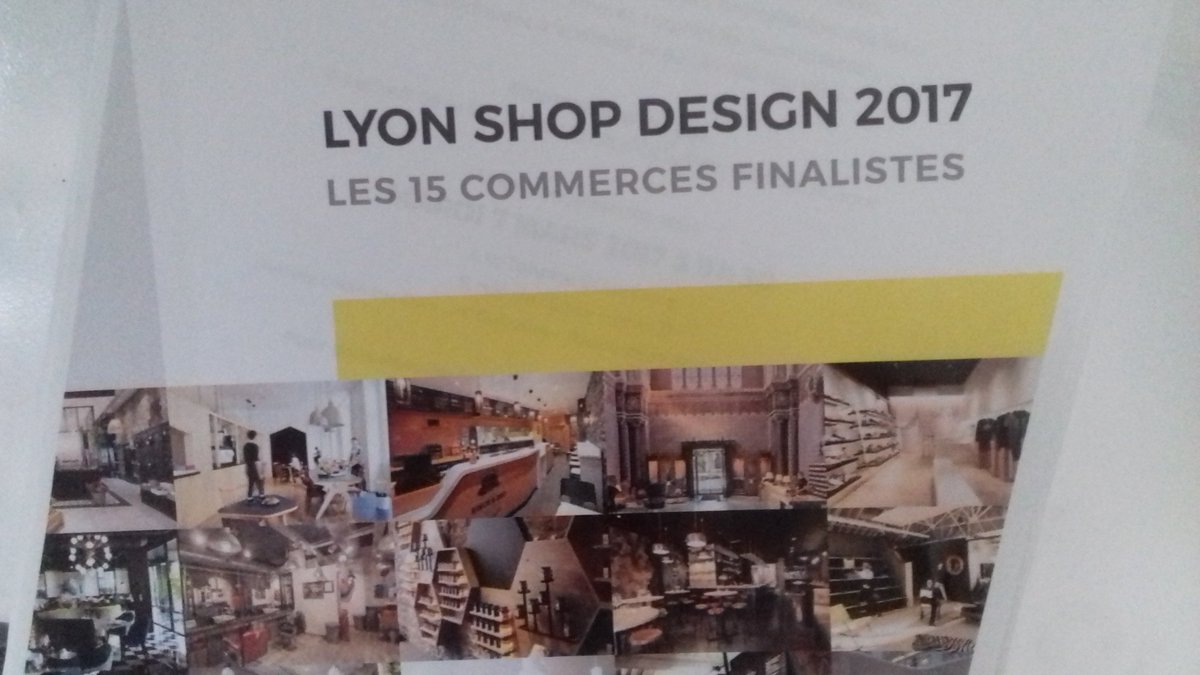 CCILYONMETRO's tweet photo. Pour @e_imberton les 15 finalistes #lyonshopdesign traduisent une évolution positive de la culture design des commerçants https://t.co/UnXYEgzSyJ
