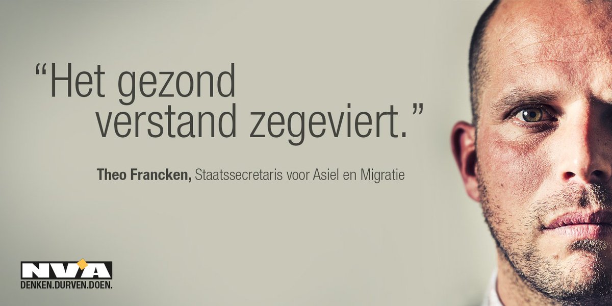de_NVA's tweet photo. Europa is ontsnapt aan een groot onheil, namelijk een oncontroleerbaar nieuw migratiekanaal #IkSteunTheo https://t.co/HViXzwPOU5