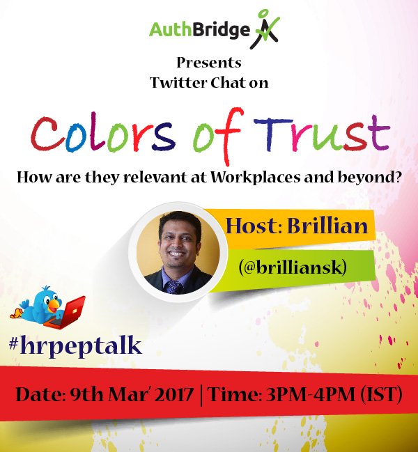 authbridge's tweet photo. Are you excited for an enlightening session with our guest host @brilliansk. Join #hrpeptalk at 3pm on 9th March. https://t.co/0GbssdzaBf