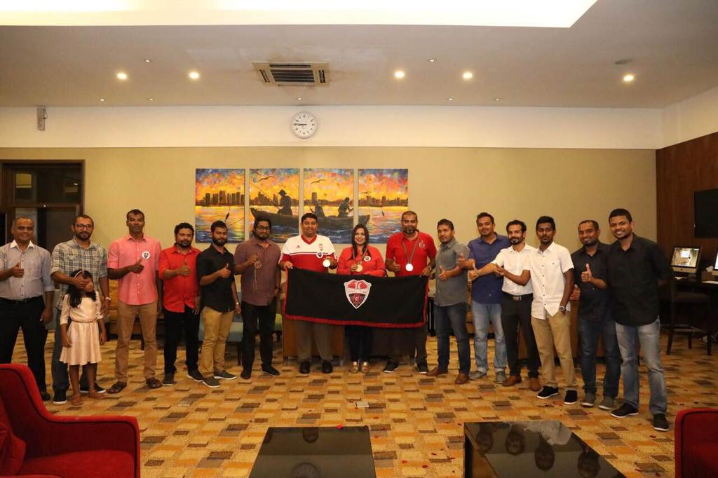 V thank our pretty nd excellent Min Hon <a href="/IruthishamAdam/">Dr. Iru ( Iruthisham) Adam</a> nd her team #MYS for their participation in our celebration.
