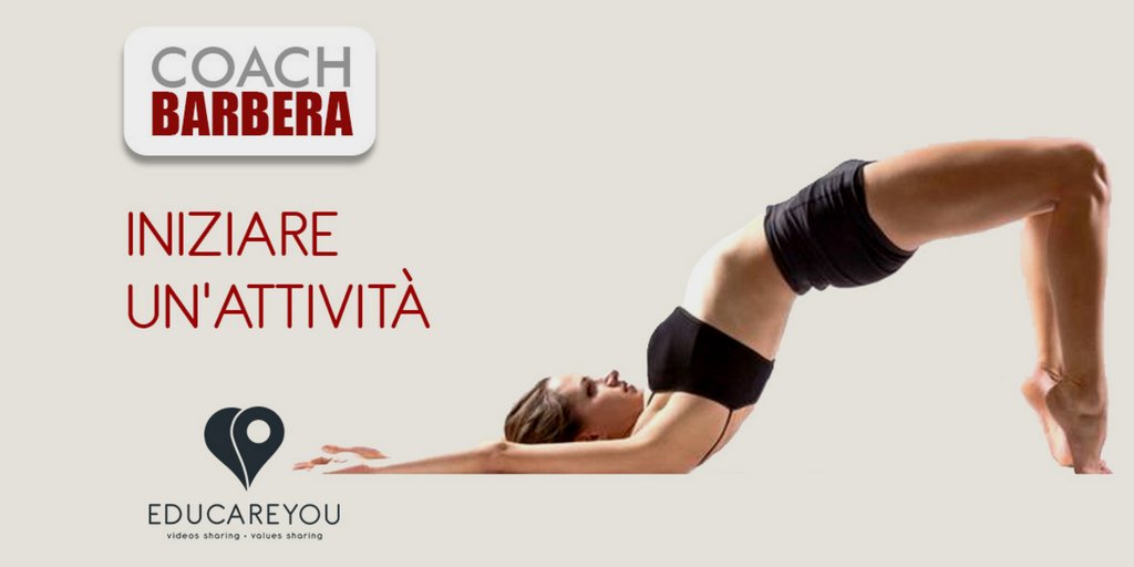 EducareYou's tweet photo. #Coachbarbera per te in un video, per parlare dei primi #step da fare all'inizio di un' #attivitasportiva! https://t.co/I2uDcHORz5 #educare https://t.co/CM2M6M53HA