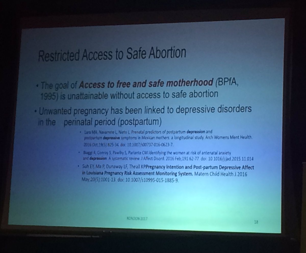 ISPOG_org's tweet photo. #iawmh2017 #ispog Restricted Access to Safe Abortion increases Maternal morbidity and mortality mainly in poor women who cannot get access https://t.co/jsI1iBlyyt