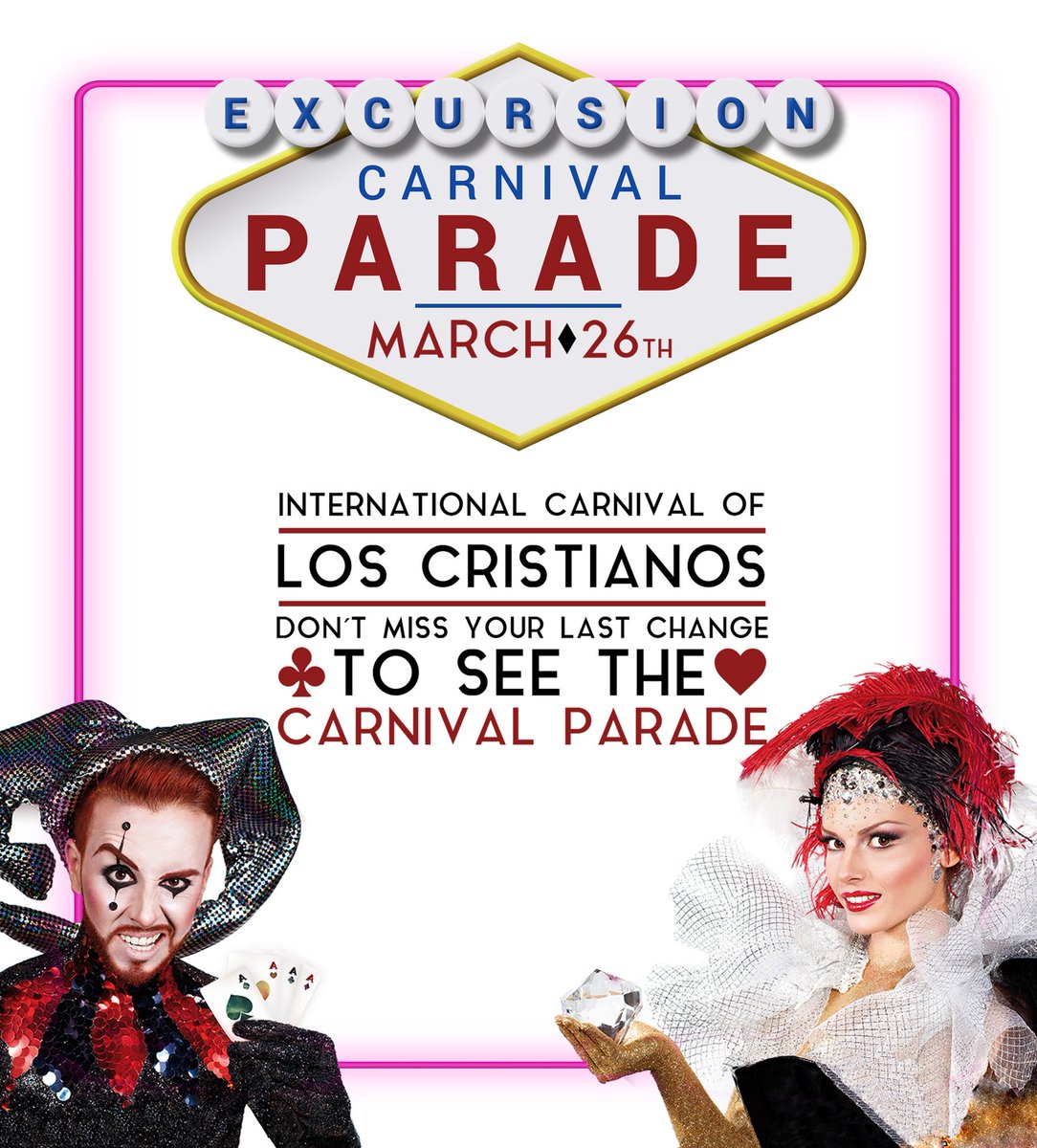 #ThingsToDoInTenerife
17-27 of March is the #Carnival of #LosCristinos
The most popular event is The #CarnivalParade
goo.gl/7Z36Dc