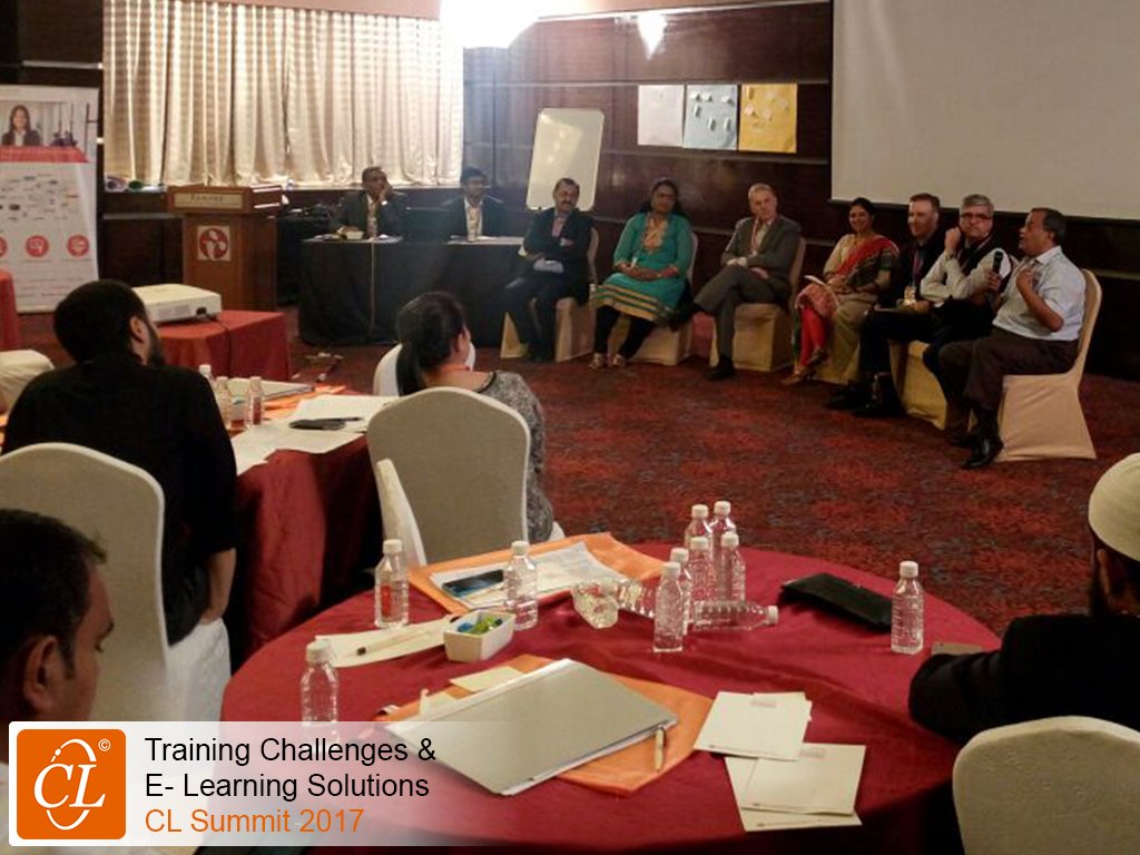 commlabindia's tweet image. Participants engrossed in #paneldiscussion - Enabling & restraining factors in #elearningimplementation at #CLsummit2017