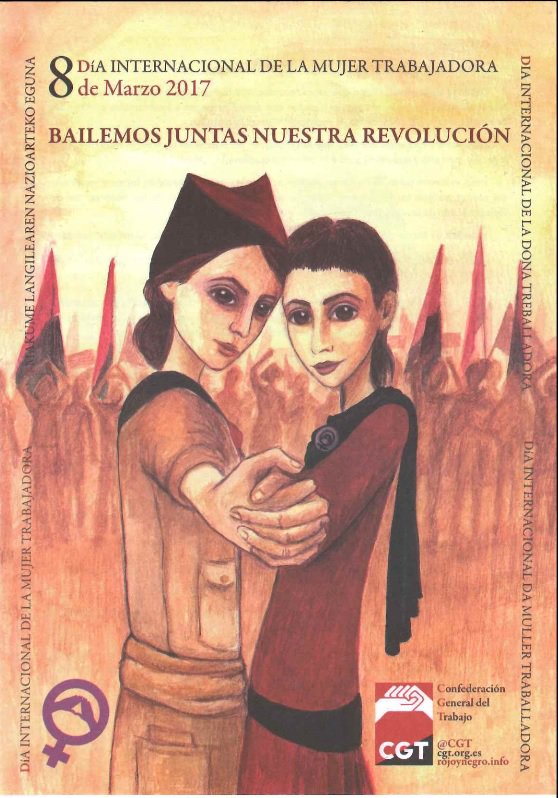CgtUam's tweet photo. CGT         APOYA LA MOVILIZACIÓN “PARO INTERNACIONAL DE MUJERES” CONVOCADO         A NIVEL MUNDIAL PARA EL 8 DE MARZO. https://t.co/FsMkJhsFVH