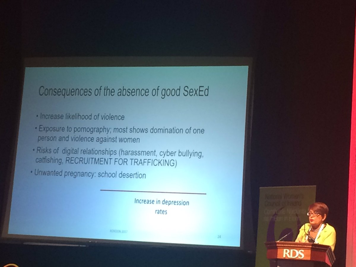 ISPOG_org's tweet photo. #iawmh2017 #ispog Marta Rondón states important effects of ABSENCE of good Sex Education. https://t.co/3o9qZqzvHs