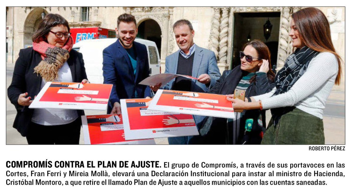 MireiaMolla's tweet photo. Ahir exigírem a Montoro q deixe d'ofegar Alacant!
El PP de Rajoy maltracta als alacantins i alacantines amb el pla d'ajust austericida! https://t.co/991LHyKjmE