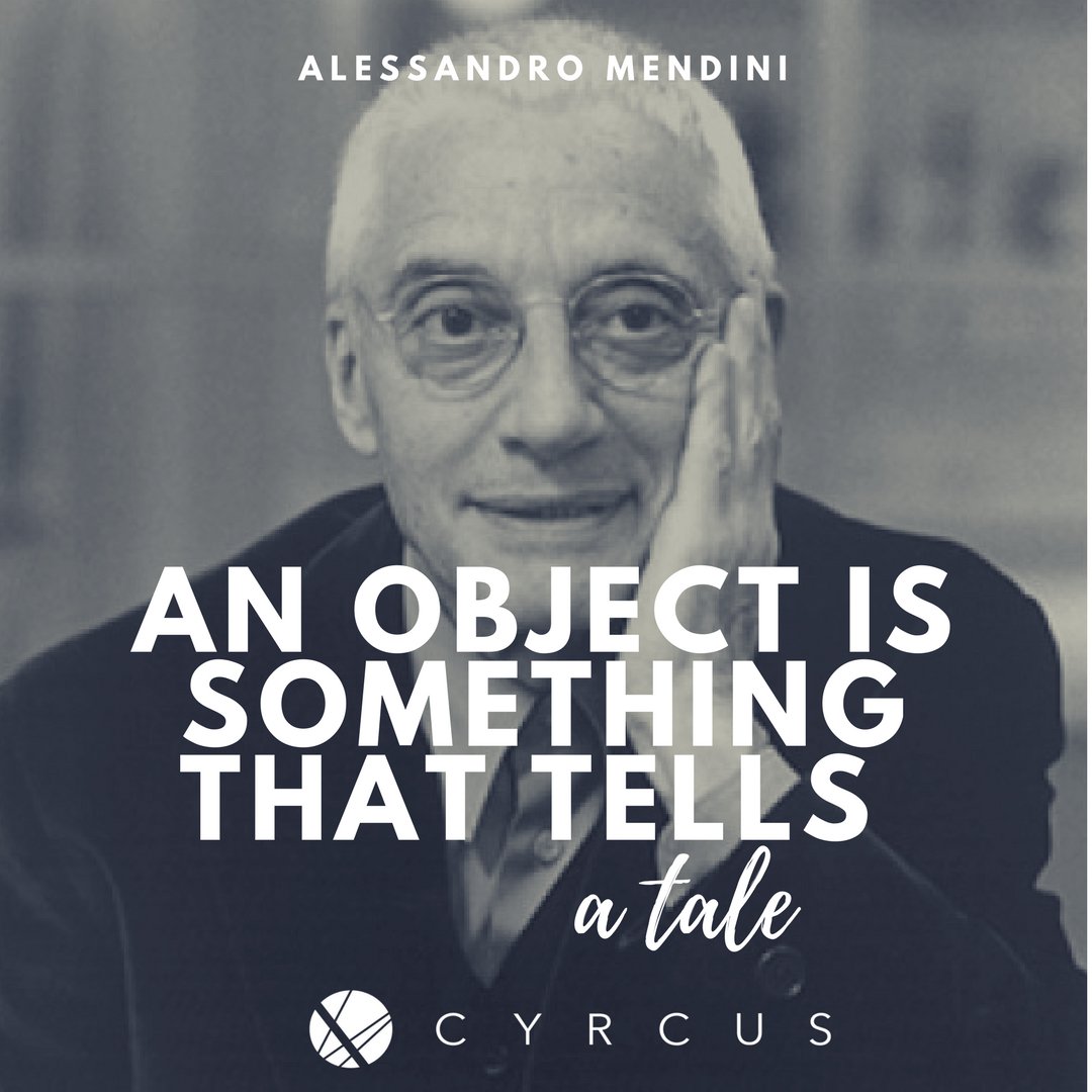 #Cyrcus and Alessandro #Mendini "an object is something that tells a tale" --> visit cyrcus.it