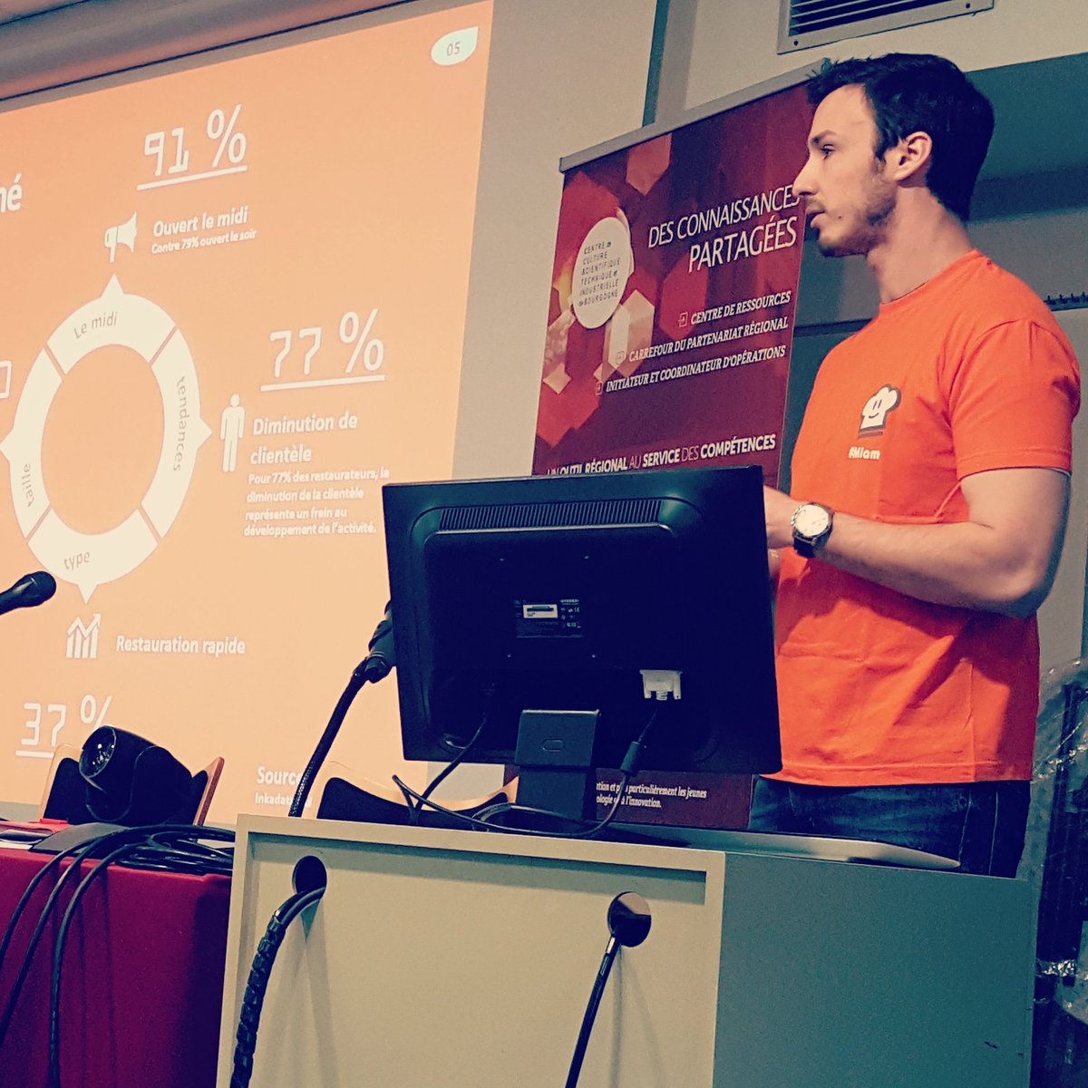 Présentation de Gloupii devant les étudiants du Lycée Carnot pour le <a href="/ScienceFactor/">Science Factor</a> ! #Dijon #startup #Bourgogne