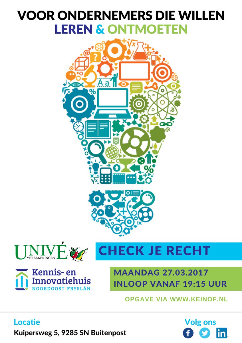 Ziekte onder je personeel? Check je recht op 27.03 tijdens de gratis (!) workshop van <a href="/unive/">Univé</a>. Aanmelden kan via goo.gl/zeQdzG