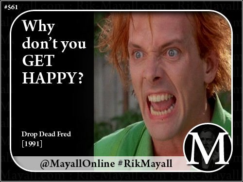 Happy birthday Rik Mayall!!!  Love & Violence     