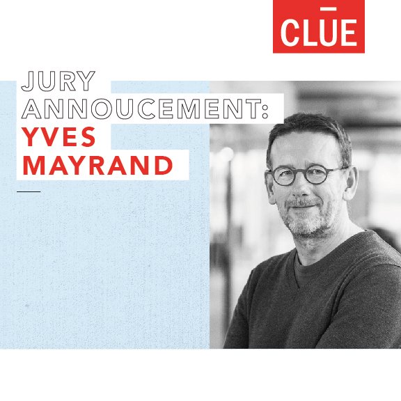 CLUEcompetition's tweet photo. Last minute change! Yves Mayrand will join this edition’s jury to replace Kristina Verner. Meet him here: https://t.co/7RsWWXljrn #lighting https://t.co/DRag3NU1LK
