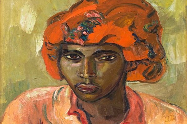 SA_Heroes's tweet photo. SA painting fetches R13.6m at auction. #YoungArab, a gestural portrait by #IrmaStern, has set the record for single-auction turnover https://t.co/HubEQOPTc7