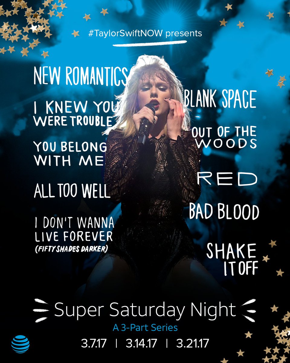 Here's an exclusive look at <a href="/TaylorSwift13/">Taylor Swift</a>'s Super Saturday Night songs you can watch on #TaylorSwiftNOW