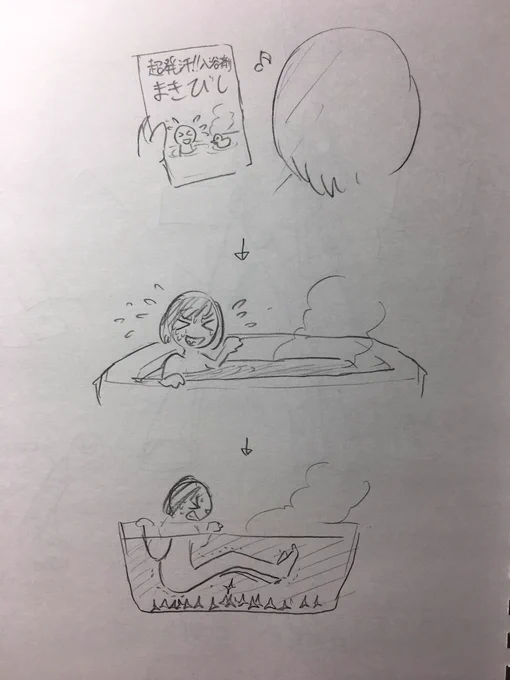 さっき風呂に入りながら考えた3コマ 