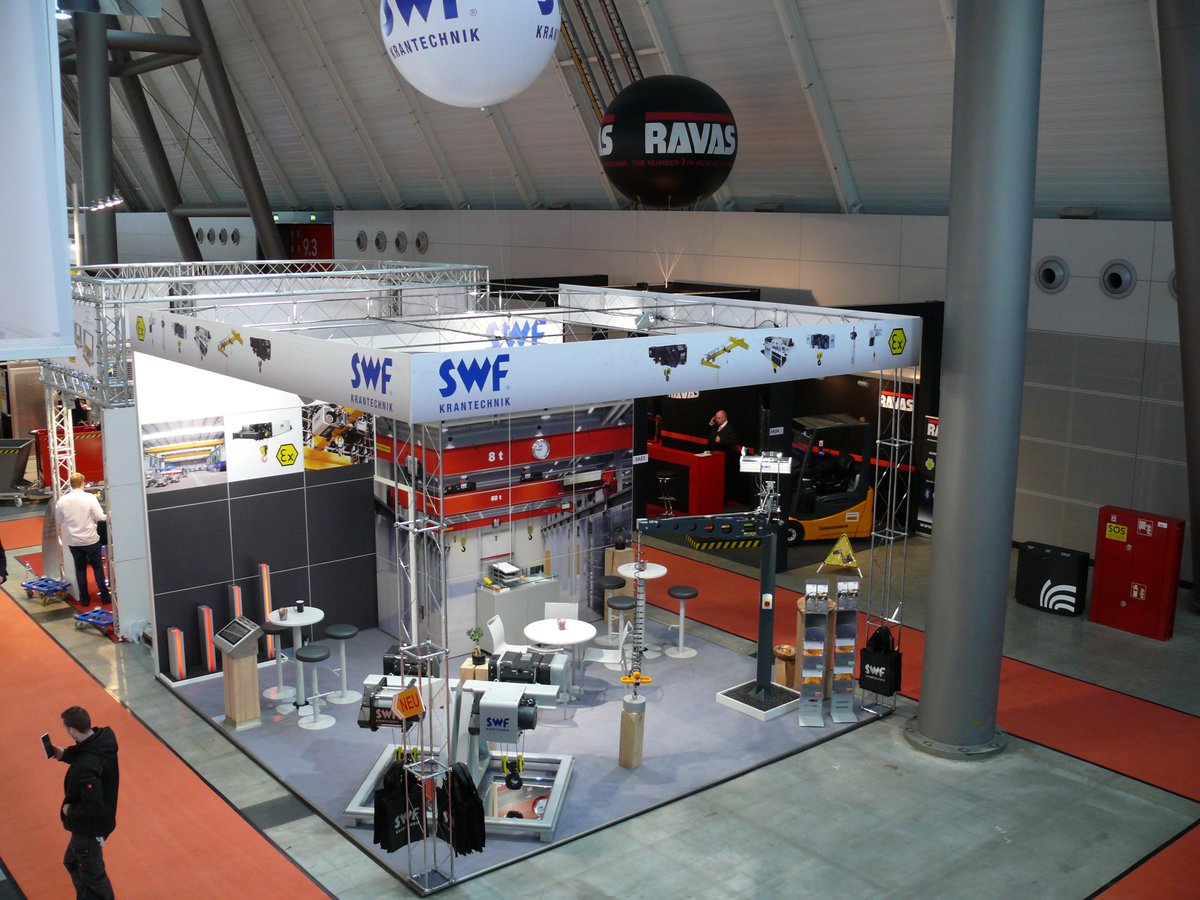 SWFKRAN_DE's tweet photo. Halle 9, Stand 9A07 Hebezeuge und Krantechnik https://t.co/I20Eqav0wA #LogiMAT #swf #krantechnik https://t.co/fwd1hc8hFK