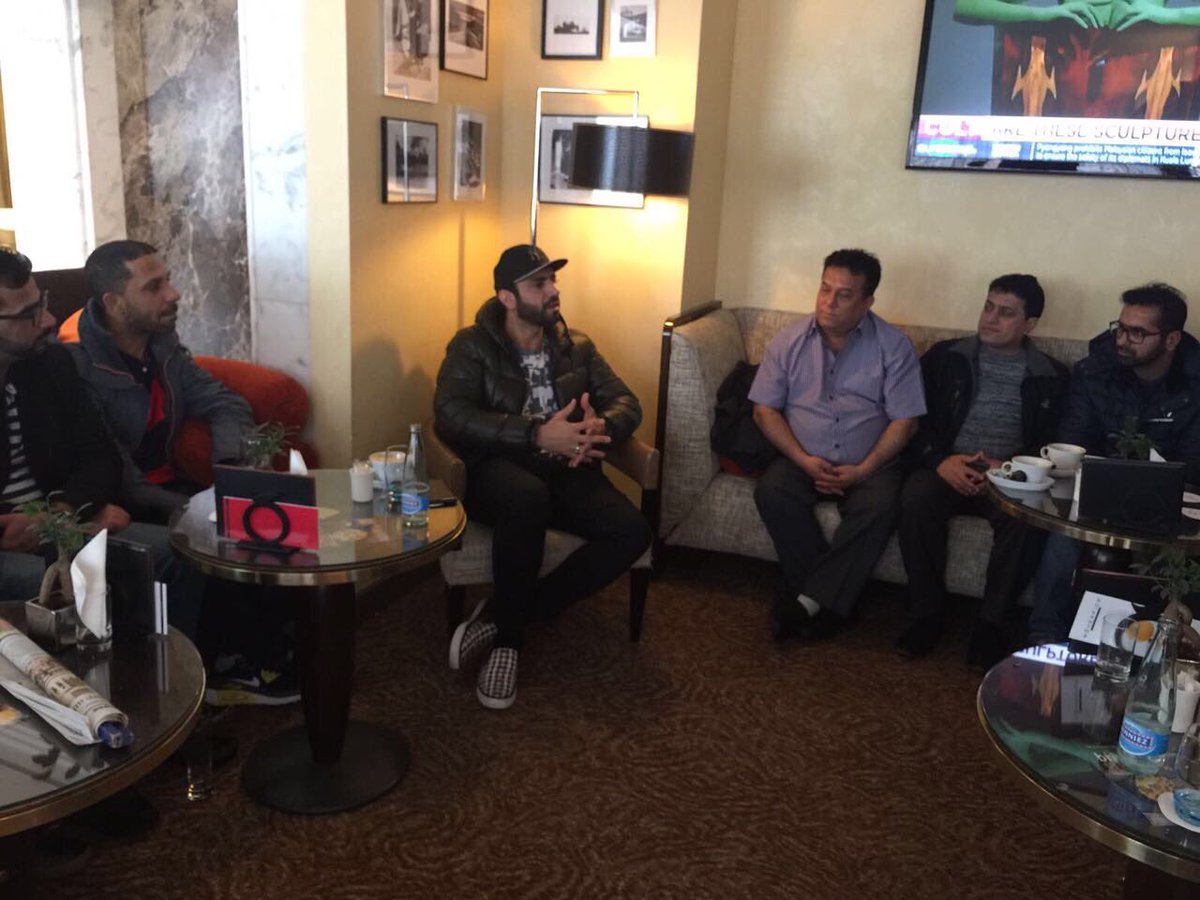 AB_Bugti's tweet photo. Baloch leader Nawab Brahumdagh Bugti met party activists held discussion after the campaign. #BRPAtUN https://t.co/di4sXTDa2u