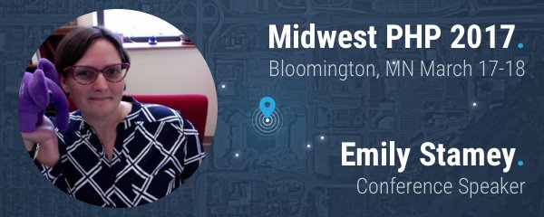 midwestphp's tweet photo. Come learn from @elstamey about how to make use of event sourcing within your next project at #mwphp17 https://t.co/FsUVt9zxzg https://t.co/x85UbOMGwX