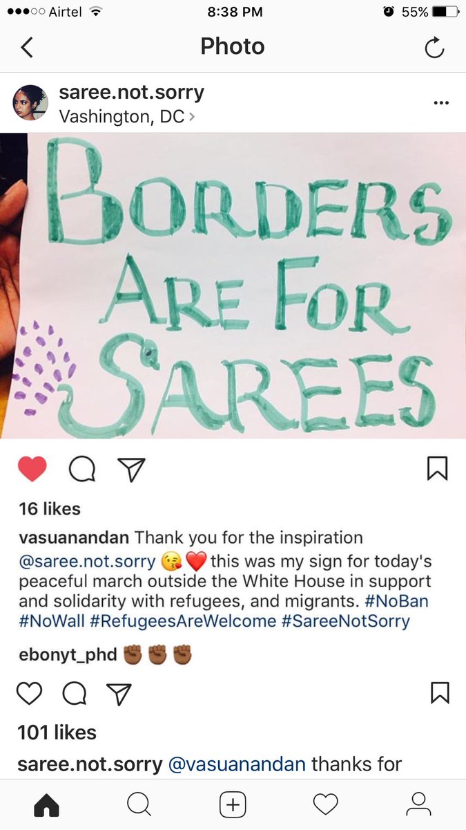 100sareepact's tweet photo. What's not to love #sareenotsorry https://t.co/rCjP3jNdTX